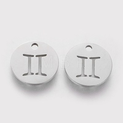 Non-Tarnish 304 Stainless Steel Charms STAS-Q201-T095-3-1