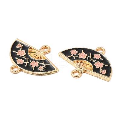 Alloy Enamel Connector Charms FIND-C037-05A-G-1