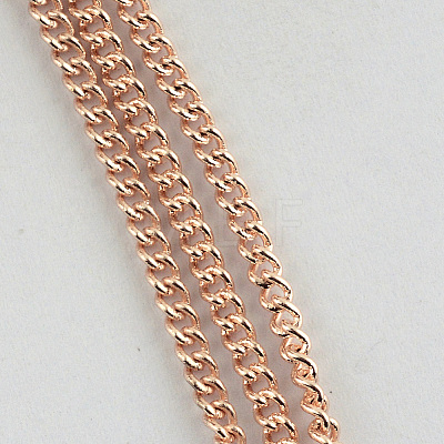 Brass Twisted Chains CHC-S096-RG-1