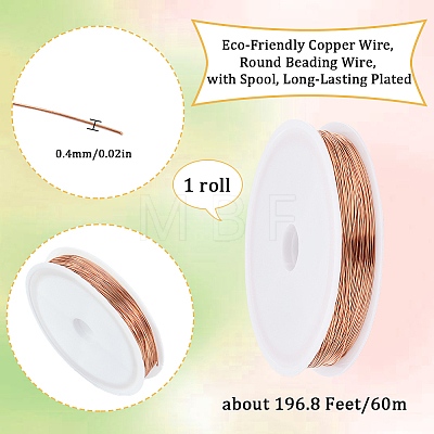 SUNNYCLUE Eco-Friendly Copper Wire CWIR-SC0001-04B-RG-1