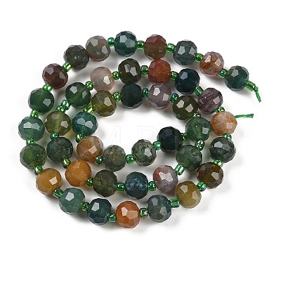 Natural Indian Agate Beads Strands G-H057-A06-01-1