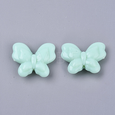 Opaque Acrylic Beads X-SACR-T349-003-1