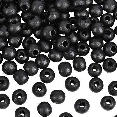 600Pcs Dyed Natural Wood Beads WOOD-PA0001-68B-1