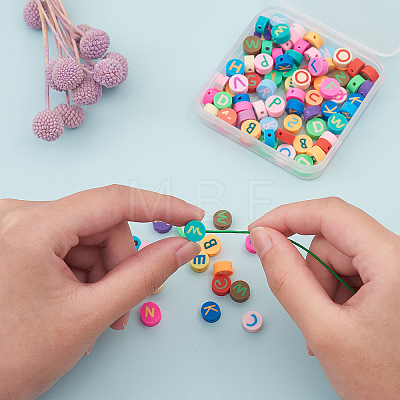 100Pcs Handmade Polymer Clay Beads CLAY-CJ0001-26-1