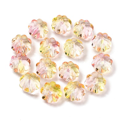 633Pcs Transparent Two Tone Acrylic Beads MACR-K359-22D-1