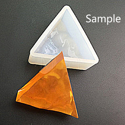 Triangle Shape DIY Silicone Molds AJEW-P036-06-1