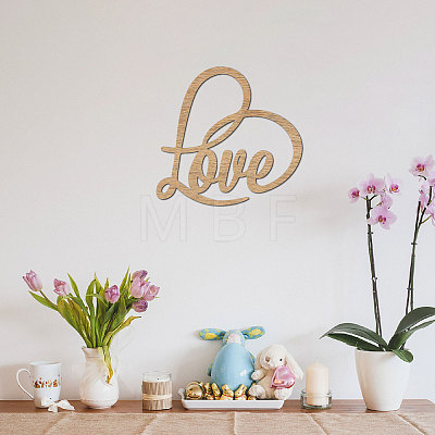 Laser Cut Unfinished Basswood Wall Decoration WOOD-WH0113-124-1