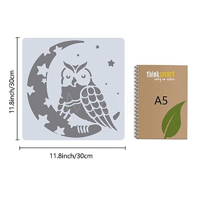 PET Plastic Drawing Painting Stencils Templates DIY-WH0244-066-1