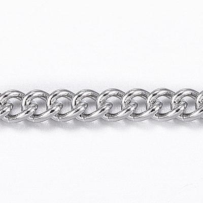 Tarnish Resistant 304 Stainless Steel Twisted Chains CHS-H007-70P-1