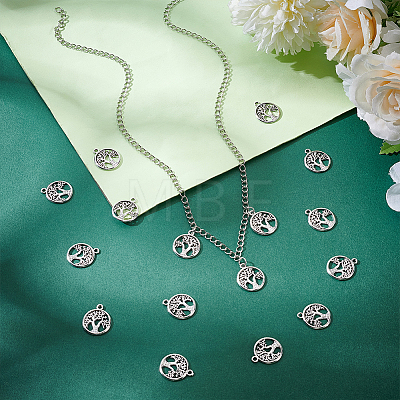120Pcs Tibetan Style Alloy Pendants FIND-UN0007-20AS-1
