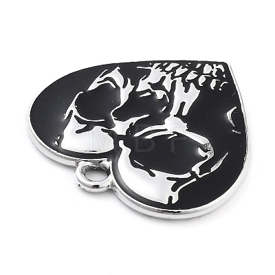 Halloween Alloy Enamel Pendants FIND-M019-01F-1