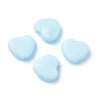 Heart PVC Plastic Cord Lock for Mouth Cover KY-D013-04H-1