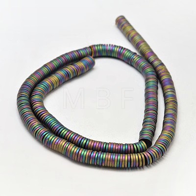 Electroplate Non-magnetic Synthetic Hematite Beads Strands G-I175-20-1