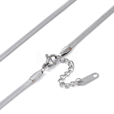 Ion Plating(IP) 304 Stainless Steel Snake Chain Necklaces NJEW-G081-12P-1