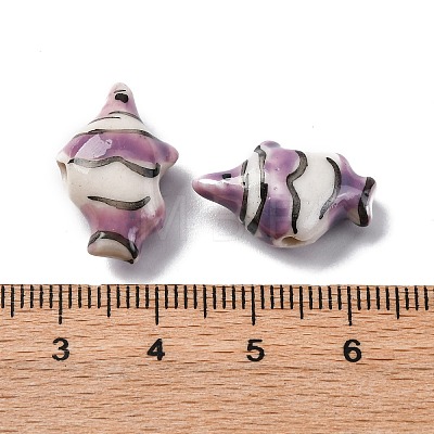 Handmade Porcelain Beads PORC-R002-02H-1