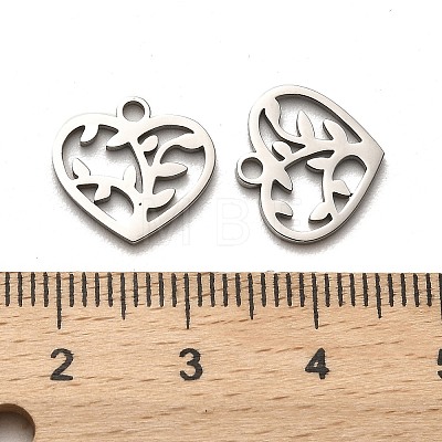 Valentine's Day 316 Surgical Stainless Steel Charms STAS-H190-15P-05-1