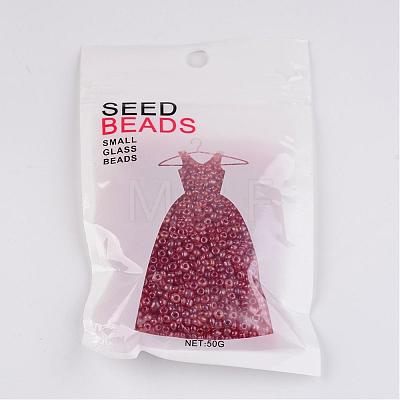 Round Glass Seed Beads X-SEED-A006-3mm-105-1