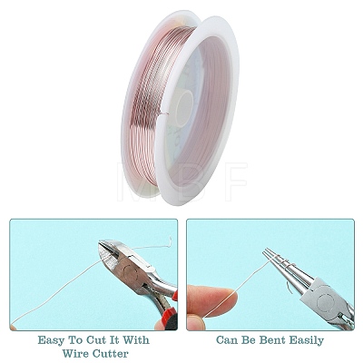 Copper Jewelry Wire CWIR-CW0.6mm-25-1