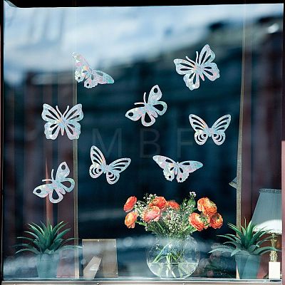 Gorgecraft Waterproof PVC Colored Laser Stained Window Film Adhesive Stickers DIY-WH0256-042-1