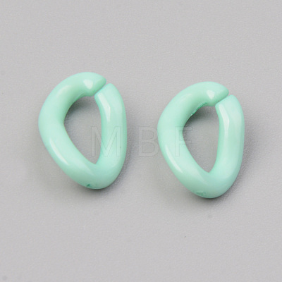 Opaque Acrylic Linking Rings OACR-S038-002G-1