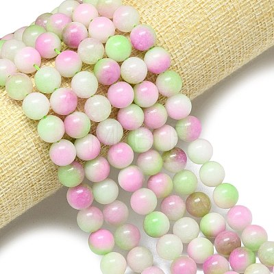 Natural Malaysia Jade Beads Strands G-B165-C08-10mm-1
