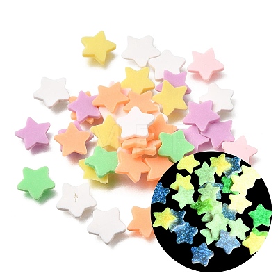 Luminous Handmade Polymer Clay Cabochons PY-CBA5A20-14A-1