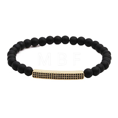 6MM Natural Obsidian Beaded Bracelets PY2315-4-1