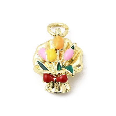 Brass Pendants KK-D237-02G-1