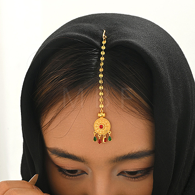 Brass Hair Bobby Pins Indian Forehead Chains XI2552-1