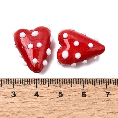 Handmade Lampwork Enamel Beads LAMP-Z025-01B-1