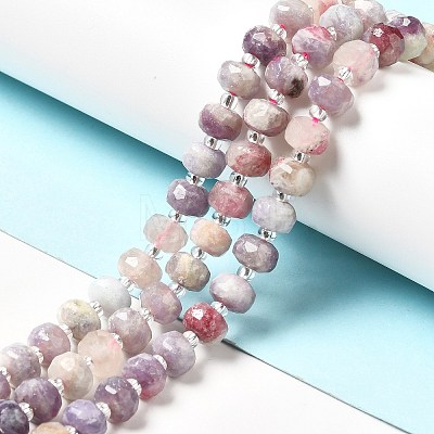 Natural Pink Tourmaline Beads Strands G-G980-02-1