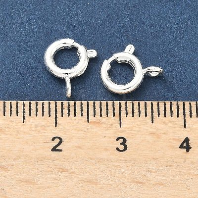 Brass Spring Ring Clasps KK-H532-24B-S-1