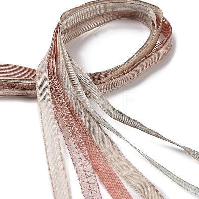 18 Yards 6 Styles Polyester Ribbon SRIB-C001-C02-1