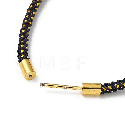 Braided Nylon Cord Bracelet Making MAK-L043-01G-14-1