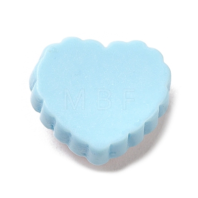 Opaque Resin Cabochons RESI-C036-04F-1
