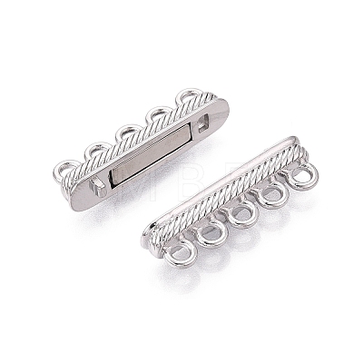 Brass Magnetic Clasps KK-Q074-03P-1