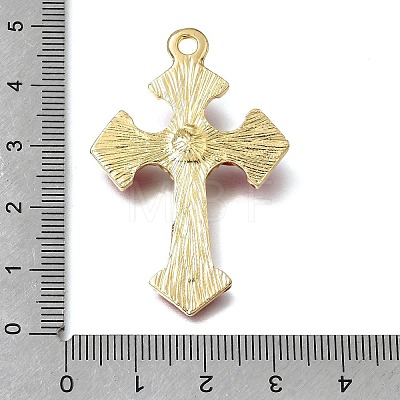 Brass Enamel Pendants KK-K427-53G-1