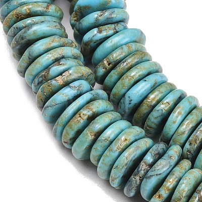 Graduated Synthetic Turquoise Beads Strands G-A237-01D-1