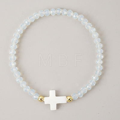 Bohemian Glass Beads Stretch Bracelets LS-KO2121-8-1