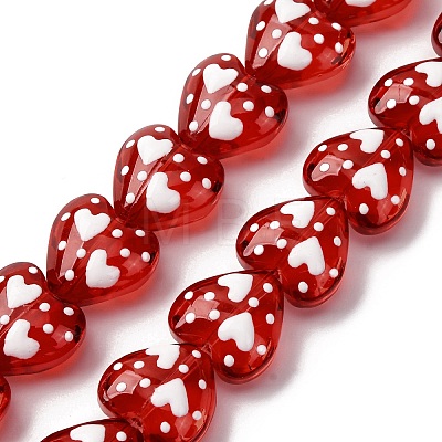 Glass Enamel Beads GLAA-Q125-01A-1