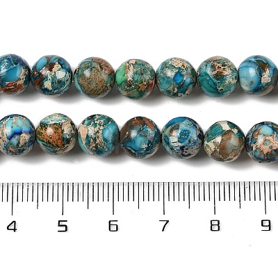 Dyed Natural Regalite/Imperial Jasper/Sea Sediment Jasper Beads Strands X-G-B124-C01-21-1