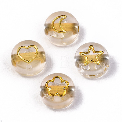 Transparent Acrylic Beads TACR-N010-002A-1