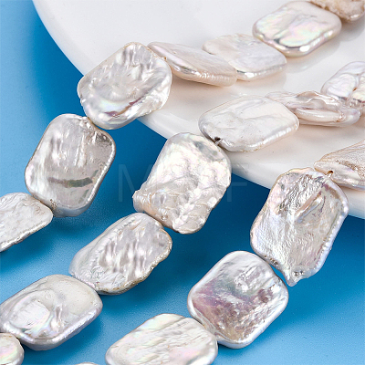 1 Strand Natural Keshi Pearl Beads Strands PEAR-PA0001-12-1