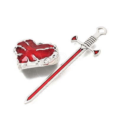 Alloy Enamel Big Pendants AL-CBA5334-02AS-03-1