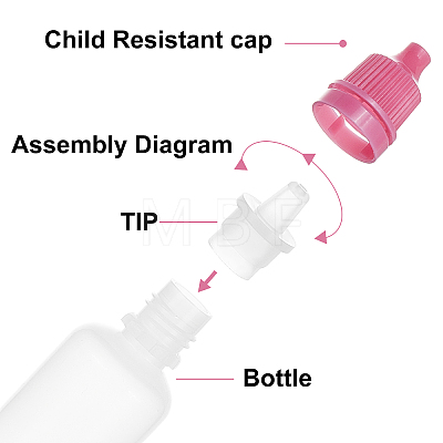 BENECREAT Plastic Bottle KY-BC0001-08-1