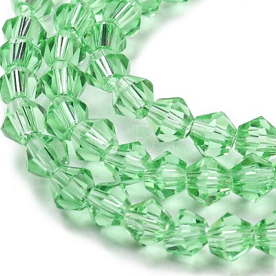 Transparent Glass Beads Strands GLAA-F029-4mm-24-1