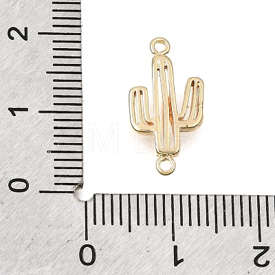 Brass Connector Charms KK-CBA2395-06G-1