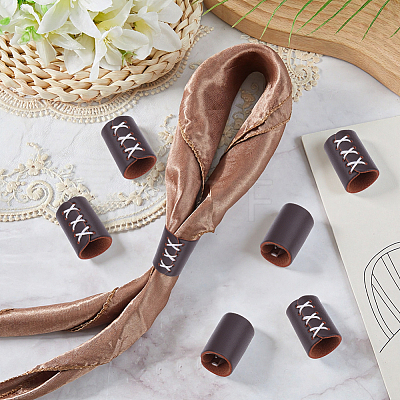 20Pcs PU Leather Cord Ends FIND-CL0002-36-1