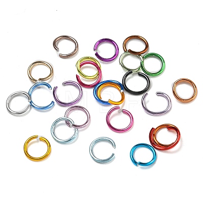 Aluminum Wire Open Jump Rings ALUM-PH0002-01-1