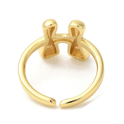 Brass Open Cuff Rings RJEW-U008-06H-G-1